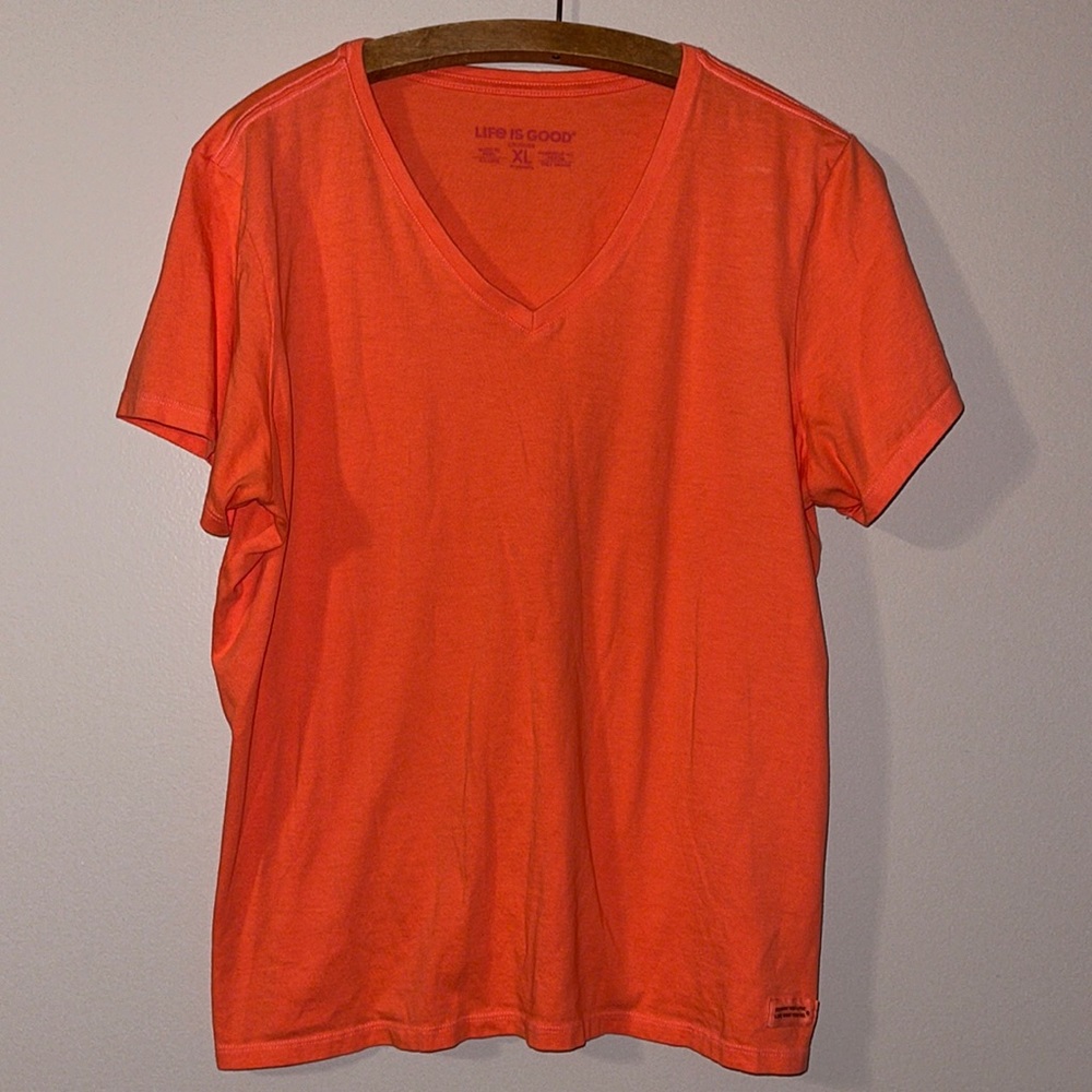 Life is Good Crusher V-Neck T